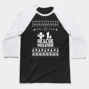 Merry Christmas Rescue Mission Baseball T-Shirt